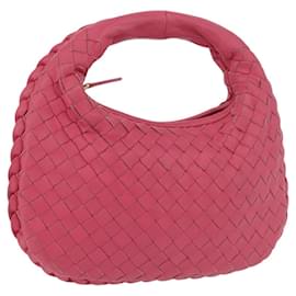 BOTTEGA VENETA INTRECCIATO Hand Pouch Leather Pink 189227