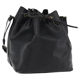 LOUIS VUITTON Epi Petit Noe Schultertasche Schwarz M44102 LV