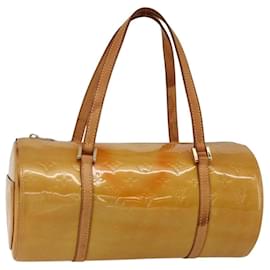 LOUIS VUITTON Monogram Vernis Bedford Hand Bag Beige M91006 LV