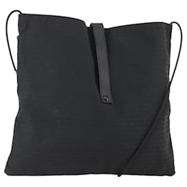 Christian Dior Shoulder Bag Canvas Black