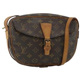 LOUIS VUITTON Monogram Jeune Fille MM Shoulder Bag M51226 LV