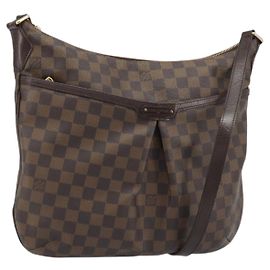 LOUIS VUITTON Damier Ebene Bloomsbury GM Shoulder Bag N42250 LV