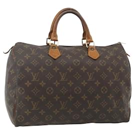 LOUIS VUITTON Monogram Speedy 35 Hand Bag M41524 LV