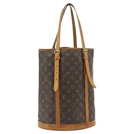 LOUIS VUITTON Monogram Bucket GM Shoulder Bag M42236 LV