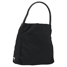 PRADA Hand Bag Nylon Black Silver - Prada