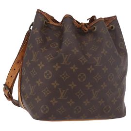 LOUIS VUITTON Monogram Petit Noe Shoulder Bag M42226 LV