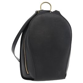LOUIS VUITTON Epi Mabillon Backpack Black M52232 LV