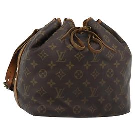 LOUIS VUITTON Monogram Petit Noe Shoulder Bag M42226 LV