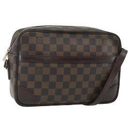 LOUIS VUITTON Damier Ebene Trocadero 27 Shoulder Bag SPO N48085 LV