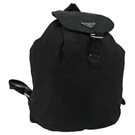 PRADA Backpack Nylon Silver Black - Prada