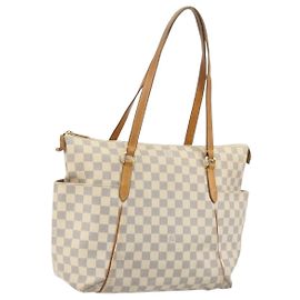 LOUIS VUITTON Damier Azur Totally MM N51262 LV Tote Bag