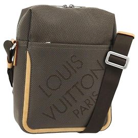 LOUIS VUITTON Damier Geant Sitadan NM Shoulder Bag Brown Tail M93224