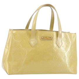 LOUIS VUITTON Monogram Vernis Reade PM Hand Bag Perle M91336 LV