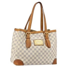 LOUIS VUITTON Damier Azur Hampstead MM Tote Bag N51206 LV