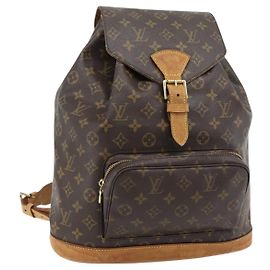 LOUIS VUITTON Monogram Montsouris GM Backpack M51135 LV