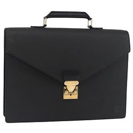 LOUIS VUITTON Epi Serviette Conseiller Business Bag Black M54422 LV