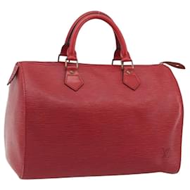 LOUIS VUITTON Epi Speedy 35 Bolsa de mão Castilian Red M42997 LV