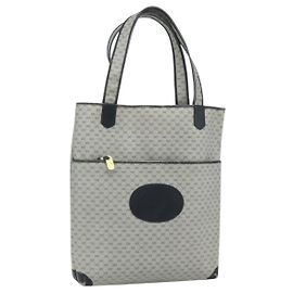GUCCI GG Supreme Tote Bag PVC Navy Gold 002 39 0054