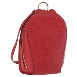 LOUIS VUITTON Epi Mabillon Backpack Castilian Red M52237 LV
