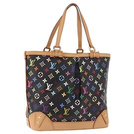 LOUIS VUITTON Multicolor Shirley MM Tote Bag Black M93213 LV