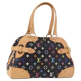 LOUIS VUITTON Monogram Multicolor Claudia Hand Bag Black M40194