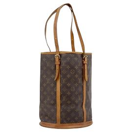LOUIS VUITTON Monogram Bucket GM Shoulder Bag M42236 LV