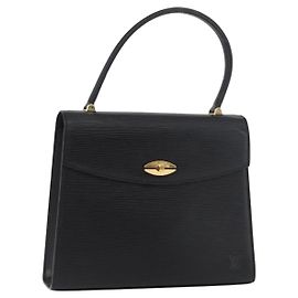 LOUIS VUITTON Epi Malesherbes Hand Bag Black M52372 LV