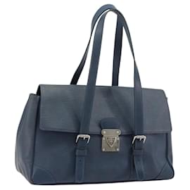 LOUIS VUITTON Epi Segur MM Hand Bag Myrtille M5886G LV