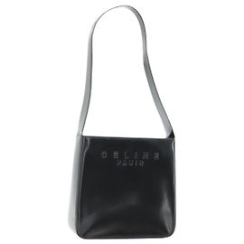 Céline CELINE Shoulder Bag Patent leather Black Gold