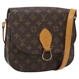 LOUIS VUITTON Monogram Saint Cloud GM Shoulder Bag M51242 LV