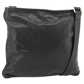 GUCCI GG Canvas Guccissima Schultertasche Leder Braun Gold 201446