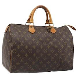 LOUIS VUITTON Monogram Speedy 35 Hand Bag M41524 LV