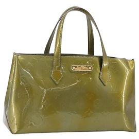 LOUIS VUITTON Vernis Wilshire PM Hand Bag Veil Amplession M91643 LV