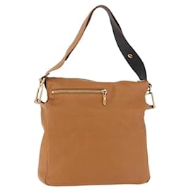 Chloé Chloe Shoulder Bag Leather Brown Gold