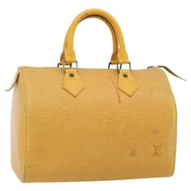 LOUIS VUITTON Epi Speedy 25 Hand Bag Tassili Yellow M43019 LV
