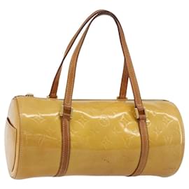 LOUIS VUITTON Monogram Vernis Bedford Hand Bag Beige M91006 LV