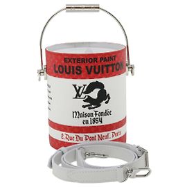 LOUIS VUITTON LV・painted can Shoulder Bag Red M81595 LV