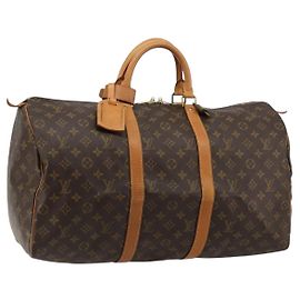 LOUIS VUITTON Monogram Keepall 50 Boston Bag M41426 LV