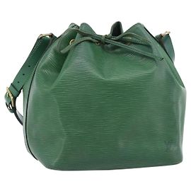 LOUIS VUITTON Bolsa de Ombro Epi Petit Noe Verde M44104 LV