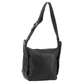 Céline CELINE Shoulder Bag Leather Black Gold