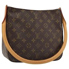 LOUIS VUITTON Monogram Looping MM Shoulder Bag M51146 LV
