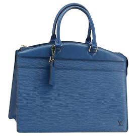 LOUIS VUITTON Epi Riviera Hand Bag Blue M48185 LV