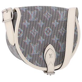 LOUIS VUITTON Monogram LV Pop Tumbutan Shoulder Bag Blue LV