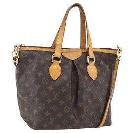 LOUIS VUITTON Monogram Palermo PM Tote Bag M40145 LV