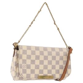 LOUIS VUITTON Sac à bandoulière Damier Azur Favorit PM 2way N41277 LV