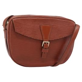 LOUIS VUITTON Epi Jeune FilleMM Shoulder Bag Brown M52153 LV