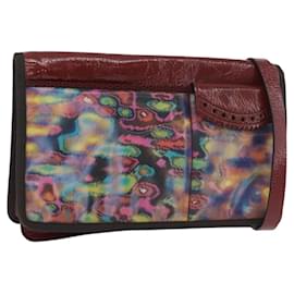 Miu Miu Schultertasche Leder Rot