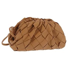 BOTTEGA VENETA INTRECCIATO Pouch Leather Beige