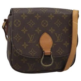 LOUIS VUITTON Monogram Saint Cloud MM Shoulder Bag M51243 LV