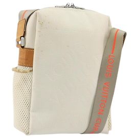 LOUIS VUITTON Damier Geant LV Cup Weatherly Bag White M80637 LV
